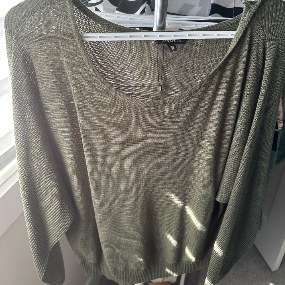 Green sweater